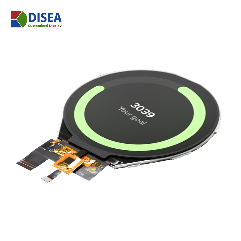 3.4 inch round shape lcd display 3
