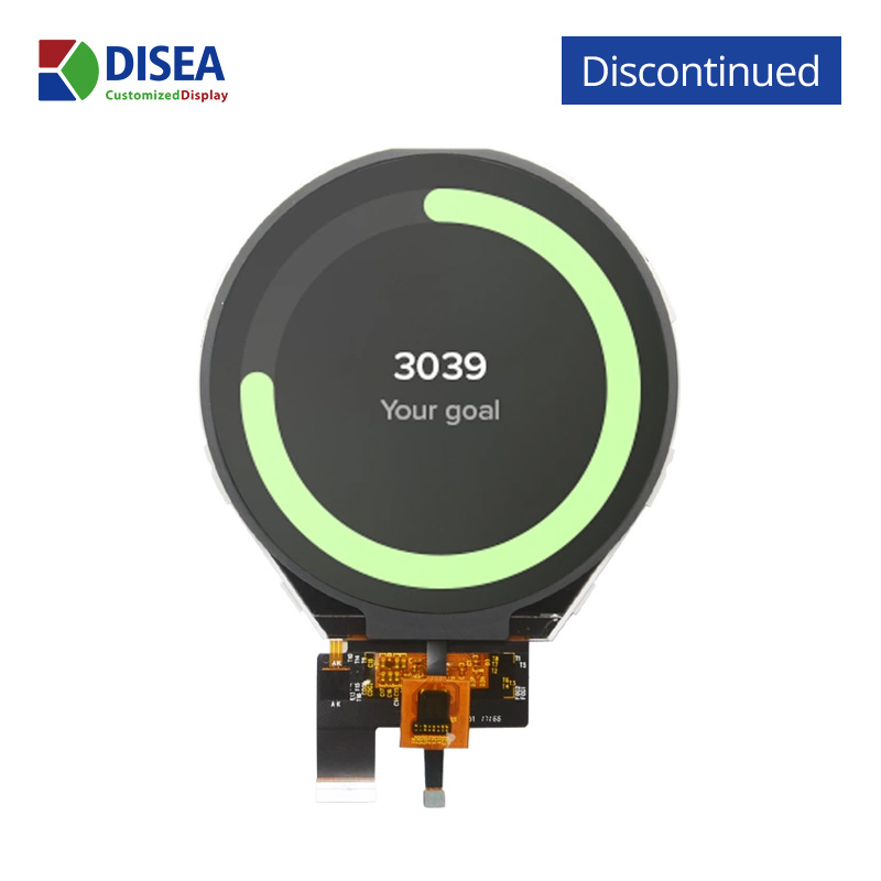 3.4 inch round shape lcd display 2