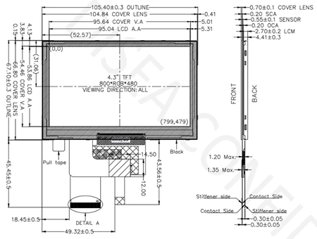 DS-T043BWSA-28CP
